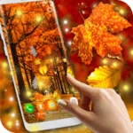 Logo of Autumn Leaves Live Wallpaper android Application 